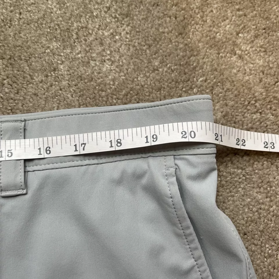 Pantalones Cortos Southern Tide Para Hombre 42 Gris Brrr Performance 8" Elastizados Golf Deportes Foto 3 de 4