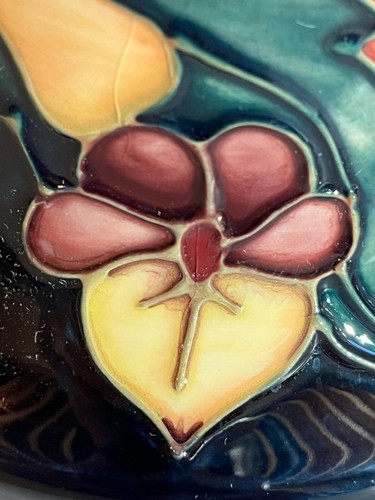 Moorcroft Art Pottery Multifloral Vase-Contemporary Design 1993-England - Picture 13 of 14