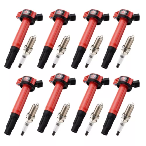 8 Ignition Coil + 8 Spark Plug Set For Toyota Lexus V8 4.6L 4.7L 5.0L 5.7L UF487 - Picture 18 of 23