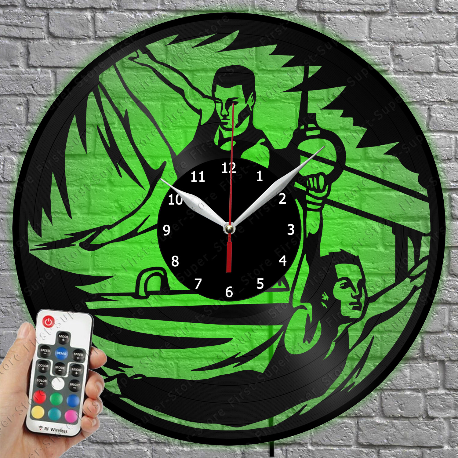 Artistic Gymnastics LED Vinyl Record Wall Clock with Light 1407