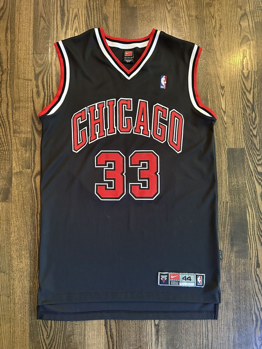 RARE Nike Authentic SCOTTIE PIPPEN #33 Chicago Bulls Black RARE Nike Authentic SCOTTIE PIPPEN #33 Chicago Bulls Black