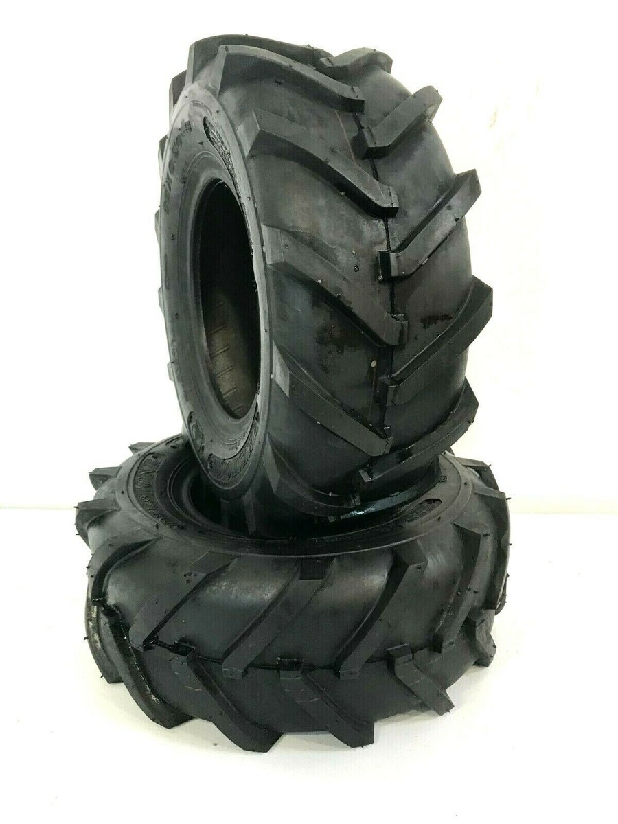 TWO 15x6.00-6 15x600-6 15X6.00X6 Lawn Mower R1 Lug Tractor Tires