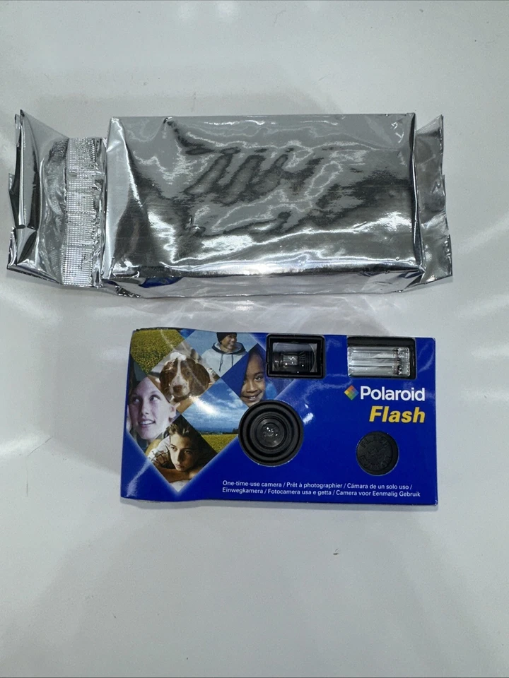 (2) Polaroid Flash 35 mm disposable single use 35 mm film camera-EXP 07/08. F27 - Image 3 of 4