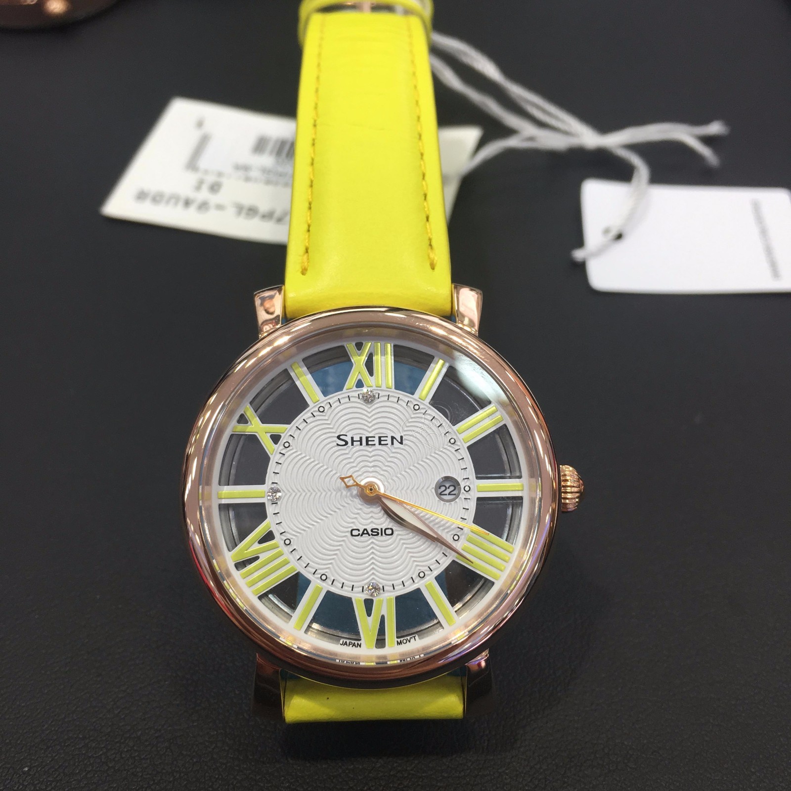 Leather Strap Ladies Watch SHE-4047PGL 