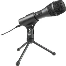 Audio-Technica AT2005USB Cardioid Dynamic USB XLR Microphone - W/ Stand NEW
