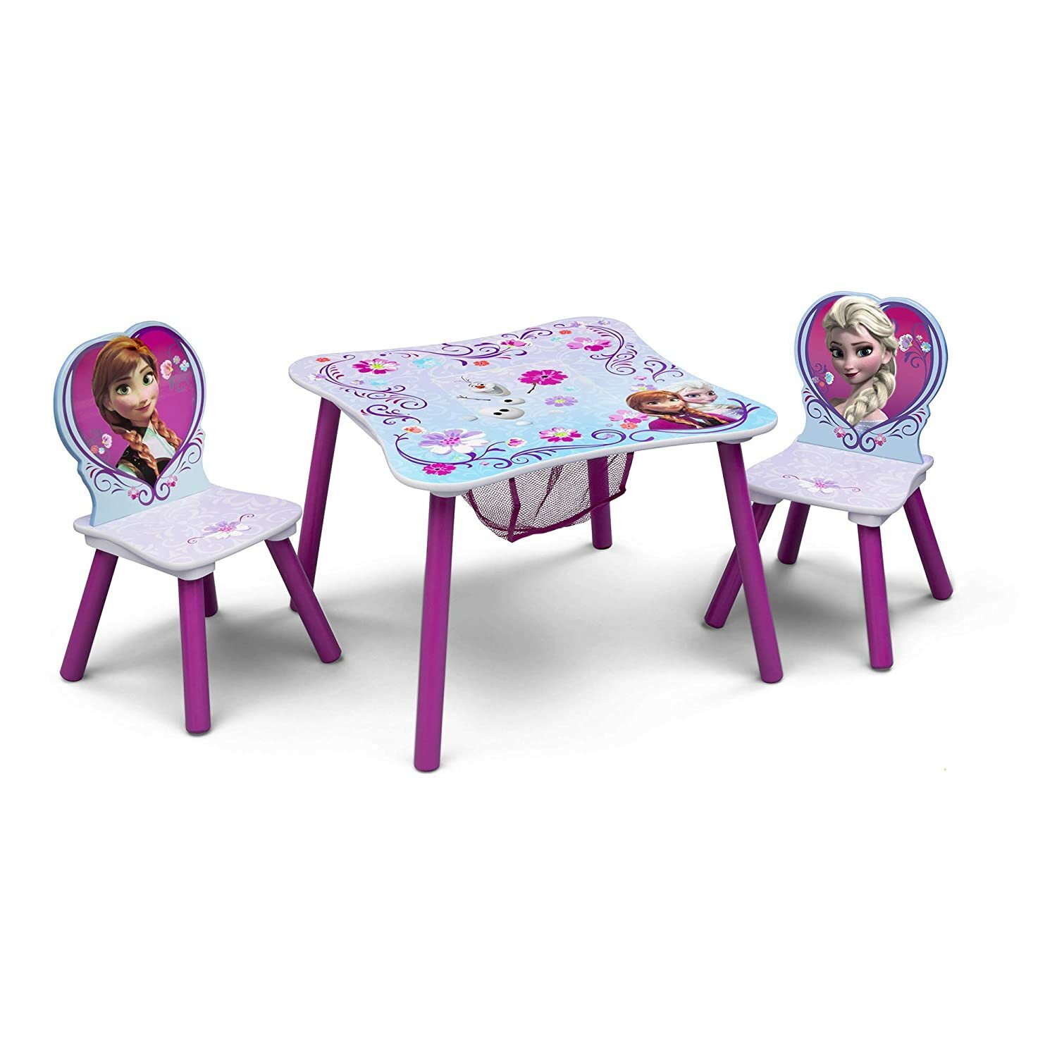 kids table and chair with storage