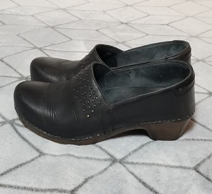 dansko studded clogs