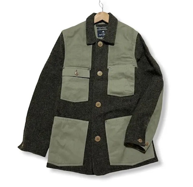 NIGEL CABOURN Harris Tweed duck coverall jacket size … Gem