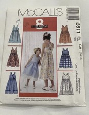 McCALLS SEWING PATTERN 3611 UNCUT  Sizes 7,8,10 Dresses