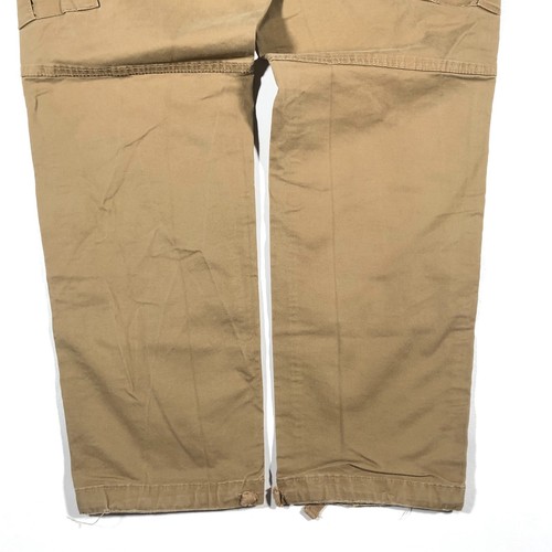 American Eagle Flex Combat Utility Cargo Pants Khaki Brown Size 36x32 B34 - Picture 7 of 8