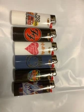 6pc SET ROCK BAND ROYALTY BIC LIGHTERS nirvana  foo fighters def leapord