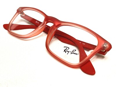 NEW Ray Ban Junior RB1553 3669 Red Youth Children's Eyeglasses Frames 46/16~130
