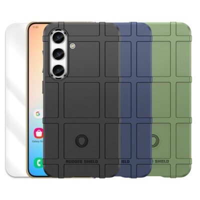 HD Screen Protector Shield Antifall Case f Samsung Galaxy S24 SM-S921U CellPhone