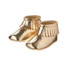 NWT Gymboree Baby Girl Crib Shoes Gold Booties Tiny Team 01,02,03,04