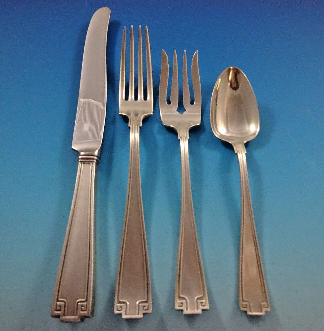 Etruscan by Gorham Sterling Silver Flatware Set For 12 Service 48 Pieces