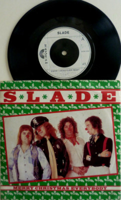 7'' 1973 GLAM UK PRESS RARE VG++ ! SLADE : Merry XMAS Everybody