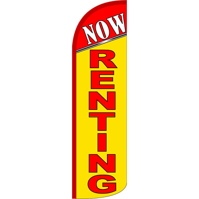 Now Renting 3 ft X 11 1/2 ft Windless Swooper Flag