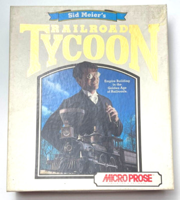 Sid Meier's Railroad Tycoon - Box + Floppy Disks