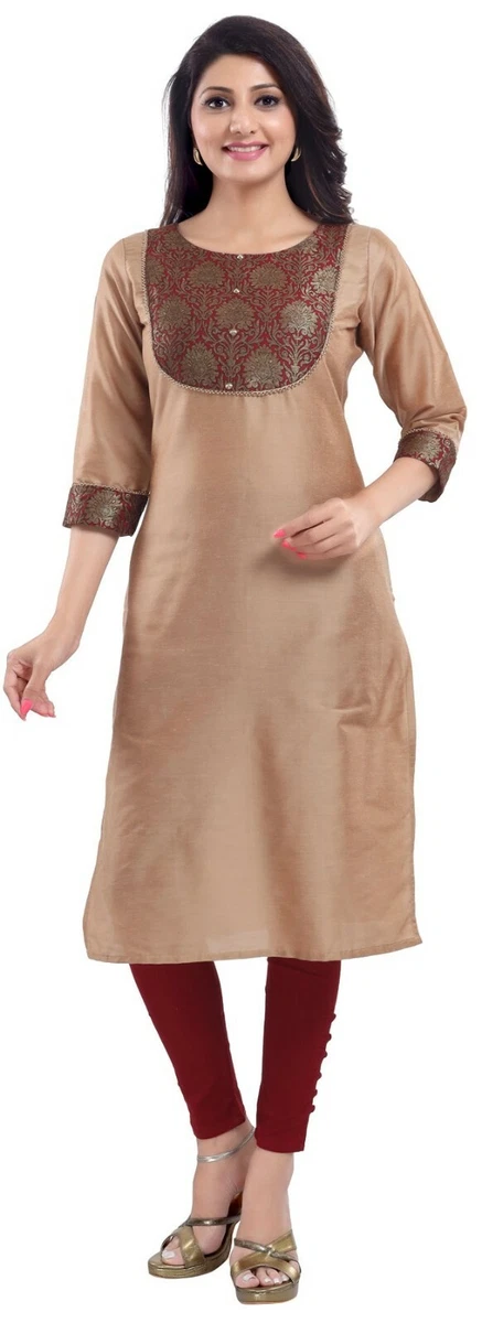 Silk churidar tops sale