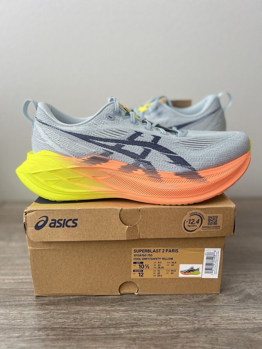 NEW Asics Superblast 2 Paris Grey Men's sz 10.5 ✓SHIPS IN 1 NEW Asics Superblast 2 Paris Grey Men's sz 10.5 ✓SHIPS IN 1