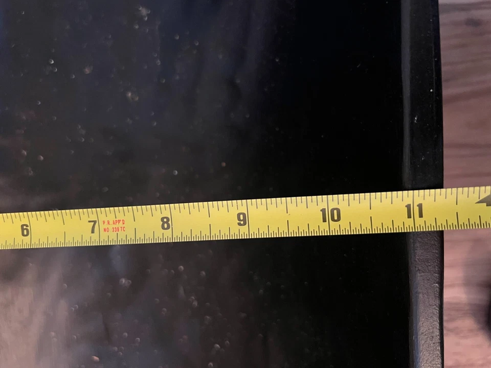 Bandeja para masa de madera negra Pottery Barn 27,5" x 11" x 5,5" de alto segura para alimentos Foto 2 de 4