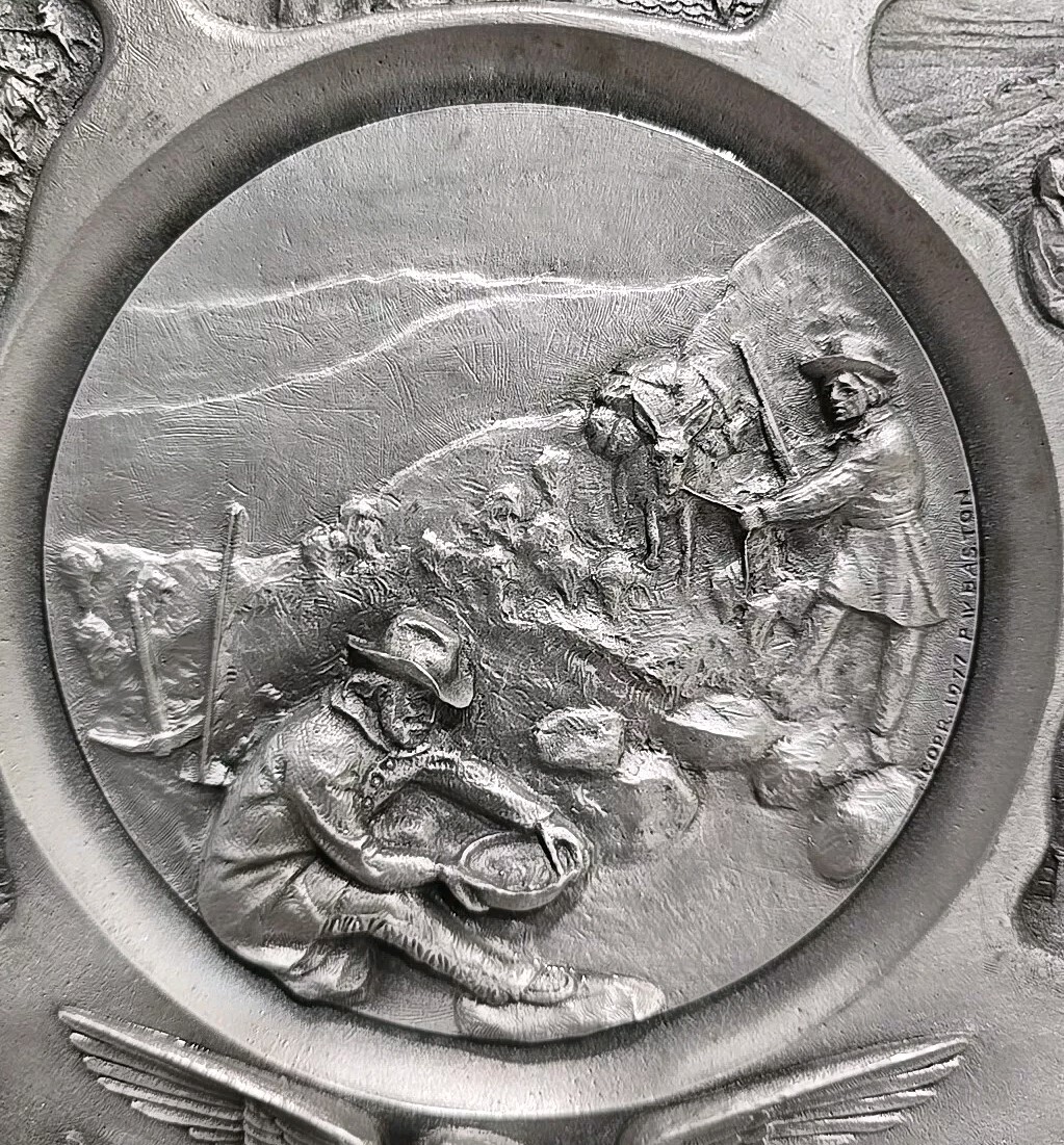 Hudson Pewter Limited Edition Plate USA Prior To The Civil War