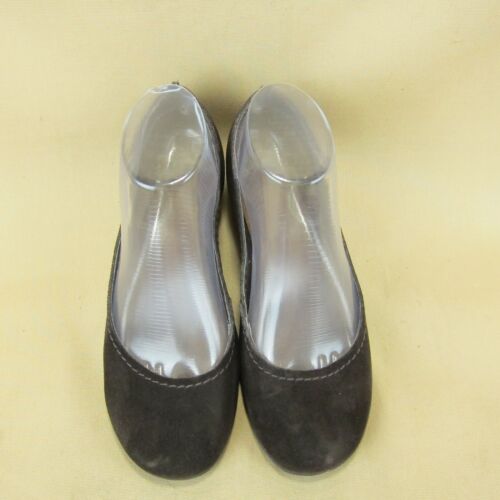 MERRELL Women Ballet Flats Us 7 EU 37.5 Driving Loafer Slip On Brown Suede - Picture 2 of 11