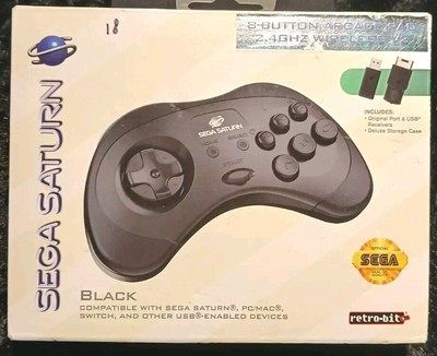 Sega Saturn 8 -button Arcade Pad