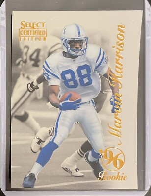 Marvin Harrison Rookie - 1996 Pinnacle Select Certified #91