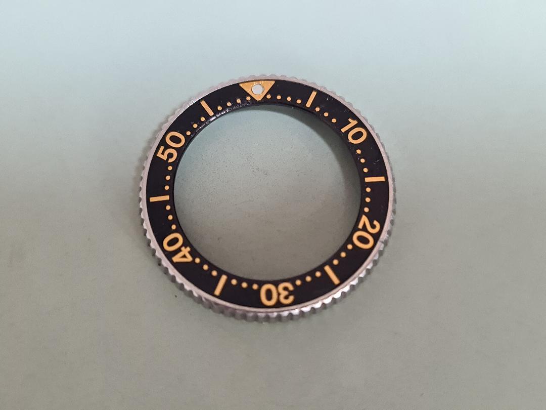 GENUINE ROTATING BEZEL BLACK GOLDEN NUMBERS SEIKO LADY DIVER 2625