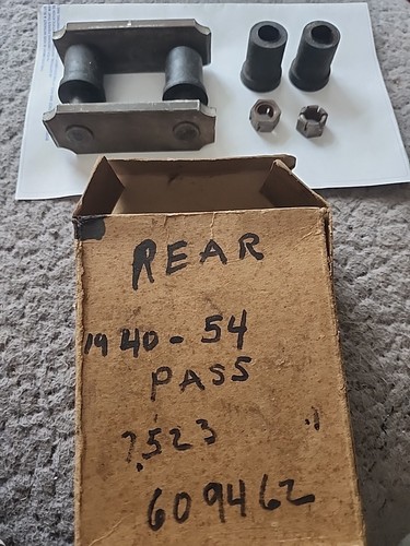 1940-54 Chevrolet Rear Spring Shackle Unit Gm# 609462 | eBay