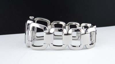 GUCCI YA125402 Silver Tone 125.4 Series Medium Stainless Steel