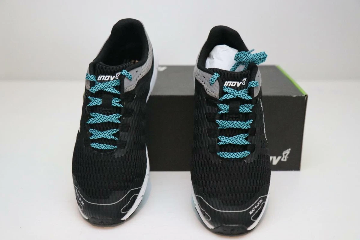 New Inov 8 RoadTalon 240 Men s Running Shoes Trail 8.5 41.5 Black Grey Blue