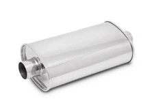 Vibrant Performance Center-Center 2.25" In & Out StreetPower Oval Muffler 1101