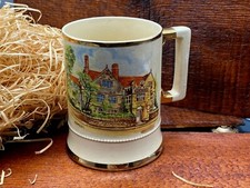 Vintage tankard Arthur Wood mug The Peacock public house Ye old English inns