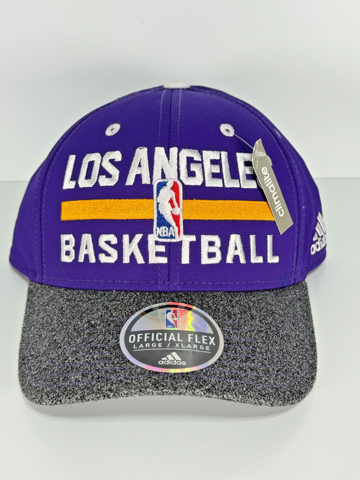 Los Angeles Lakers Adidas Basketball L/XL hat - NEW!