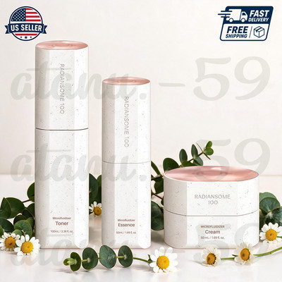 SET 3: INCELL.DERM RADIANSOME100 MICROFLUIDIZER (Cream,Toner,Ampoule) - NEW SALE