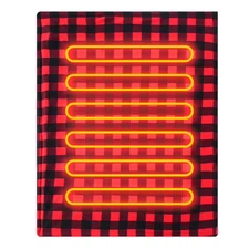 Car Electric Heated Blanket Body Warmer Blanket 9 Adjustable Temperature 12V Sof