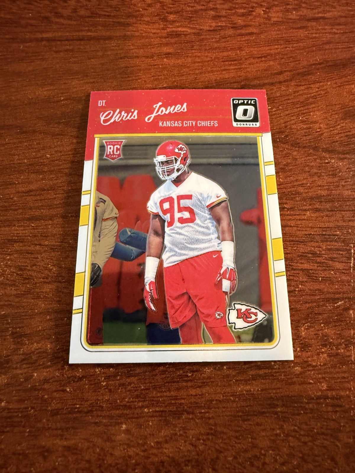 2016 Donruss Optic #109 Chris Jones Rookie Card