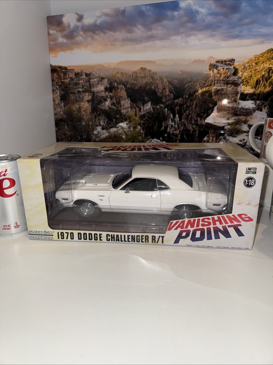 Greenlight 1:18 Vanishing Point 1970 Dodge Challenger R/T Diecast