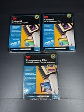 3M CG3480 Universal Inkjet Printer Transparency Film 35 Sheet & Transparency 50
