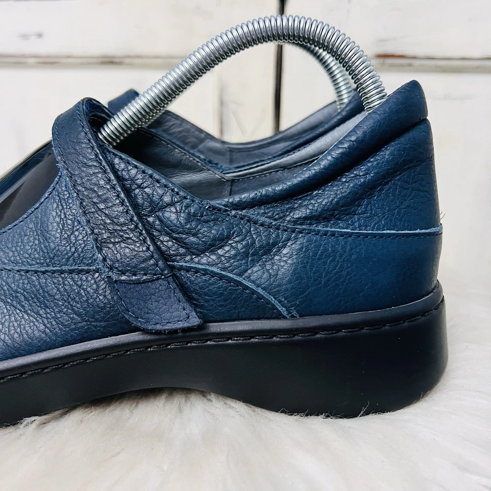 Zapatos Mary Jane Naot Sea Azul Marino Cuero Remolino Sin Cordones EU41 US10 Hechos en Israel Foto 3 de 4