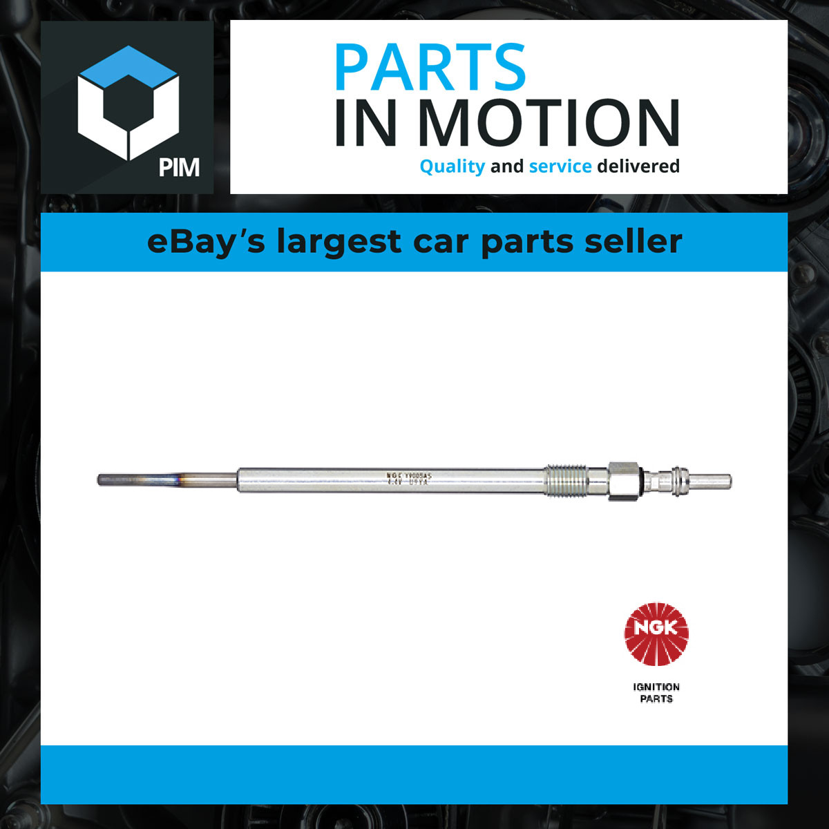 Glow Plugs Set 4x fits FIAT DOBLO 263 2.0D 2010 on 263A1.000 NGK 55200755 New - Image 44