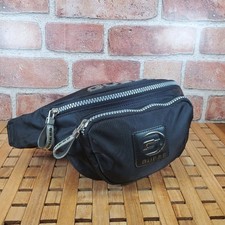 Guess Y2K Black Luxe Fanny Pack, Retro-Chic Waist Bag