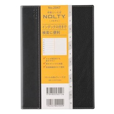 NOLTY Planner 2026 B6 Weekly Carrel 2 Black