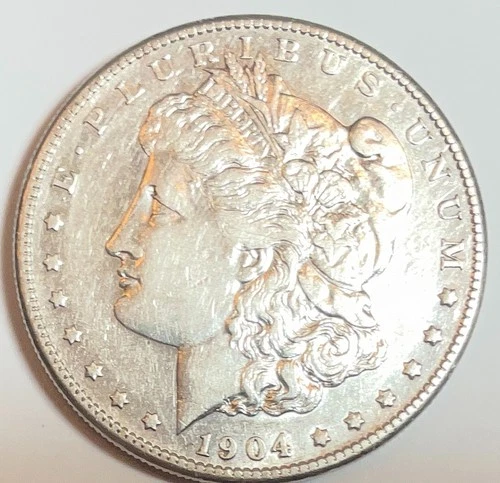 1904 S Morgan Silver Dollar - XF Details - Cleaned - Tough Date - No Reserve