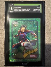 2025 Topps Marvel Miles Morales Hulk Green Lazer /99