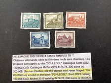 ICOLLECTZONE Germany B44-48 VF NH signed  (D000-25)