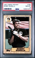 1987 Topps Tiffany Bobby Bonilla #184 PSA 8 