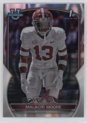 2022 Bowman U Chrome Lava Refractor 81/100 Malachi Moore #74 14sq